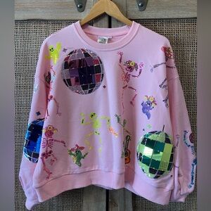 Queen of Sparkles - Dancing Skelton Sweatshirt